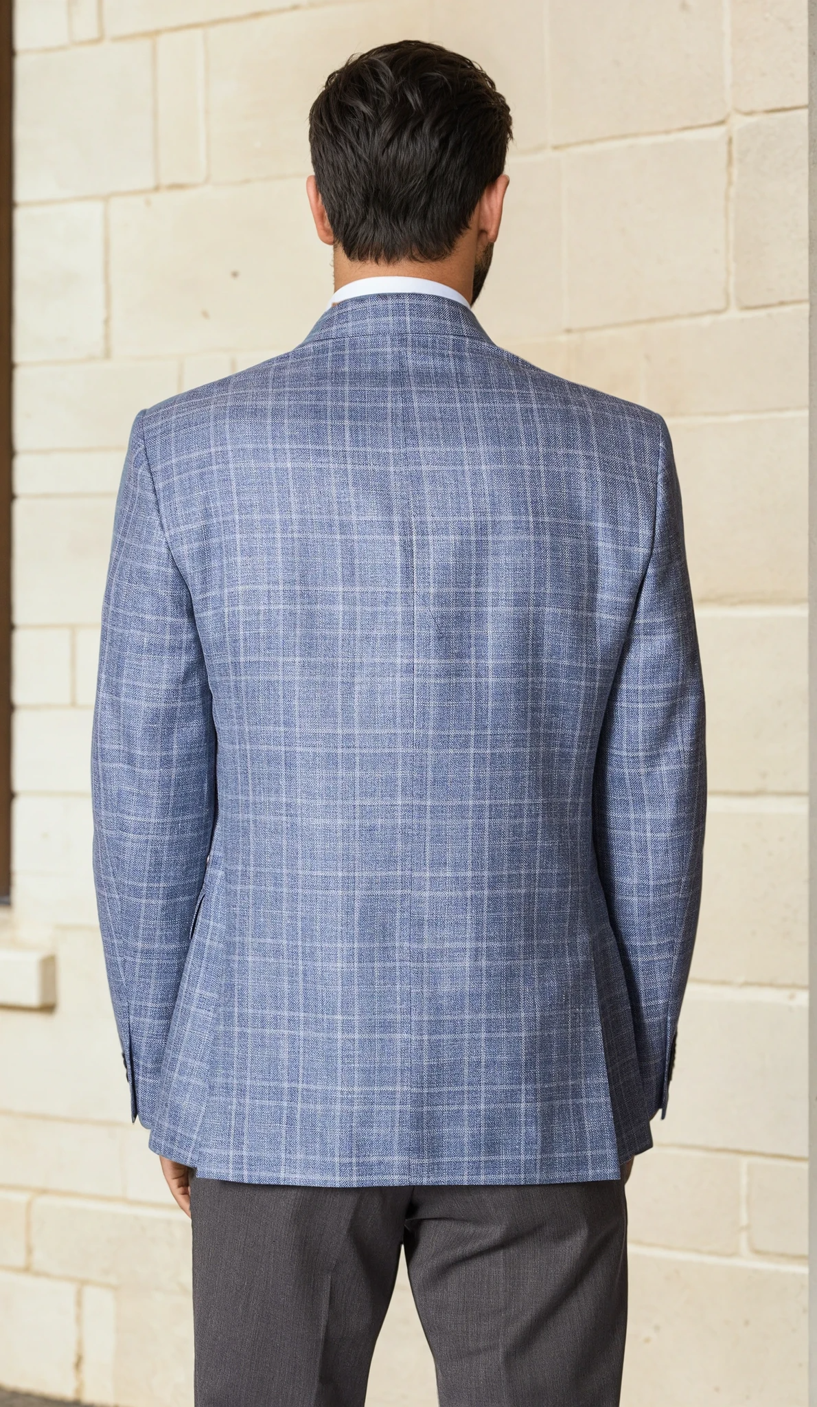 Light Blue Plaid Sport Coat | JB Britches Collection | MensStore Sale