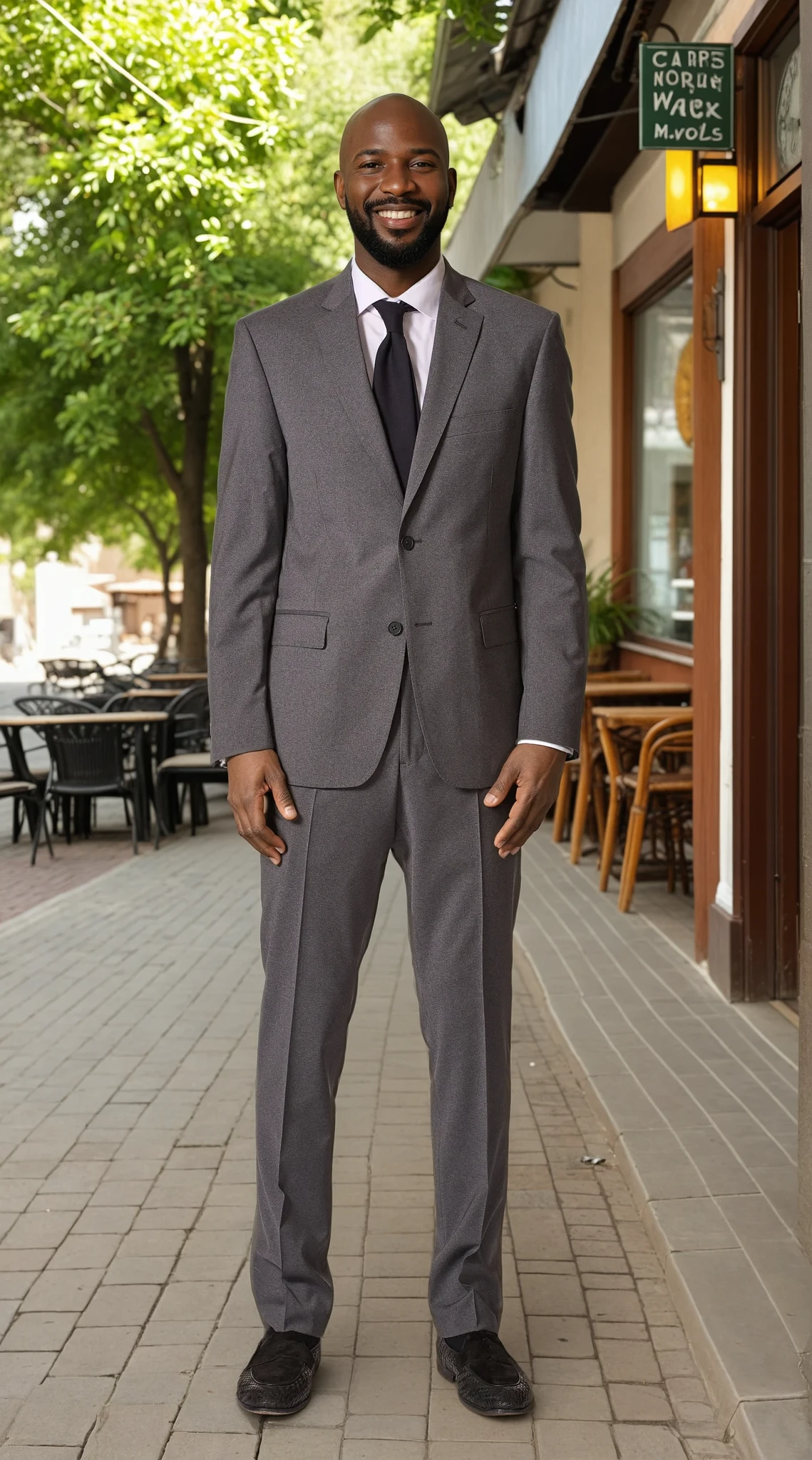 Grey Wool Stretch Suit by JB Britches