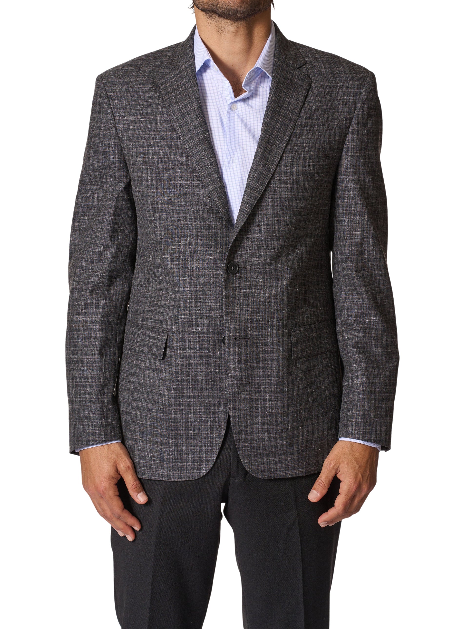 Charcoal Plaid Sport Coat by JB Britches