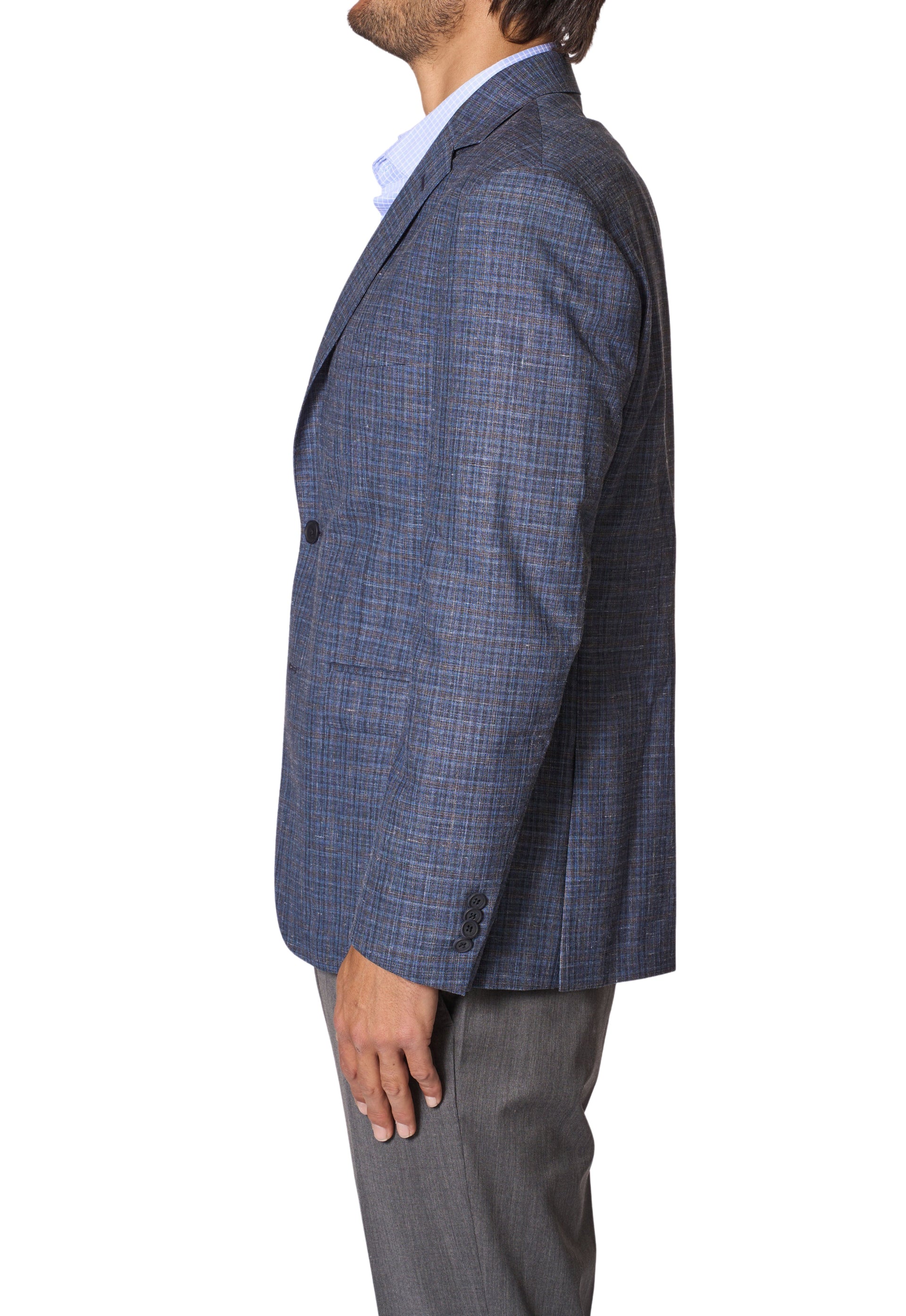 Blue Plaid Sport Coat by JB Britches