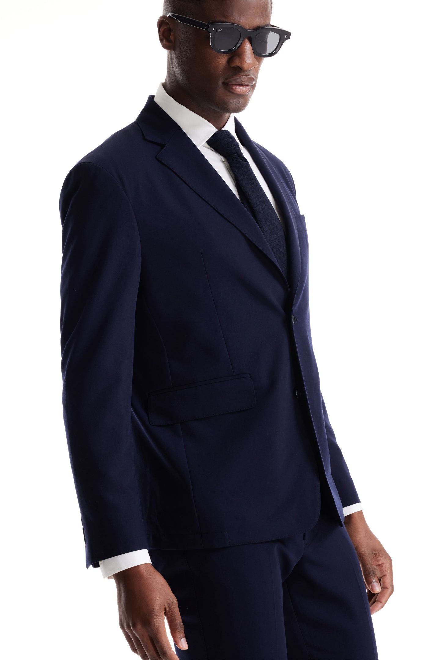 Soft Cloth Studio Suit Jacket in Soft City Twill - Indigo