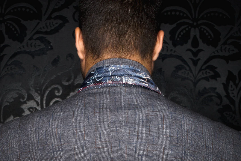 Au Noir Blazer Sidney, Dark Grey - Caswell's Fine Menswear