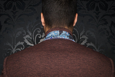 Au Noir Blazer | DELON, Rust - Caswell's Fine Menswear