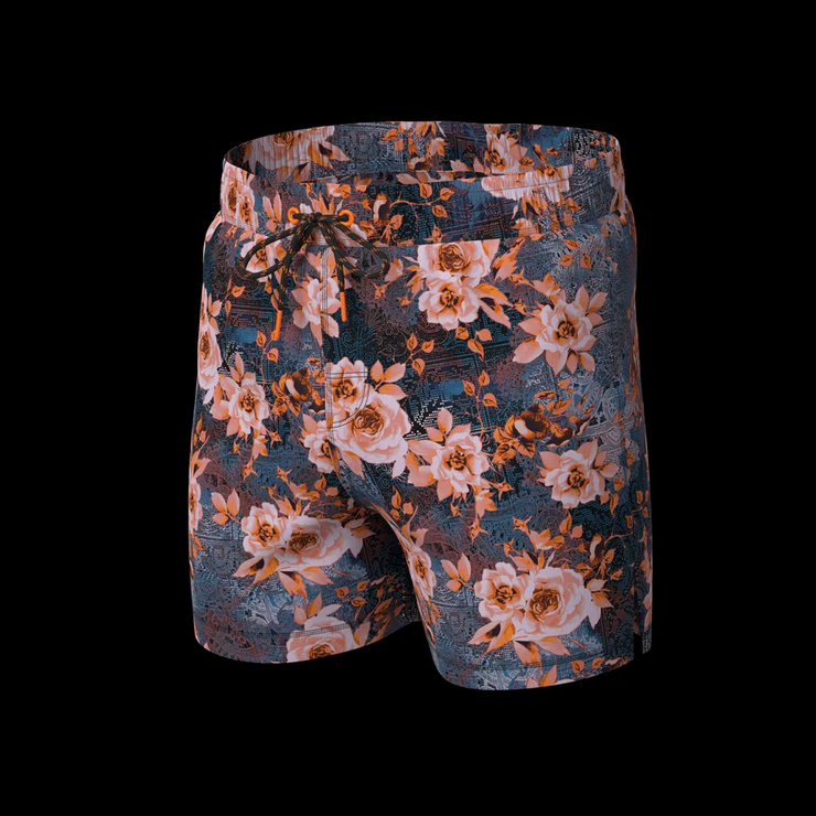 Au Noir Swimsuit | LOUGANIS, Blue Orange - Caswell's Fine Menswear