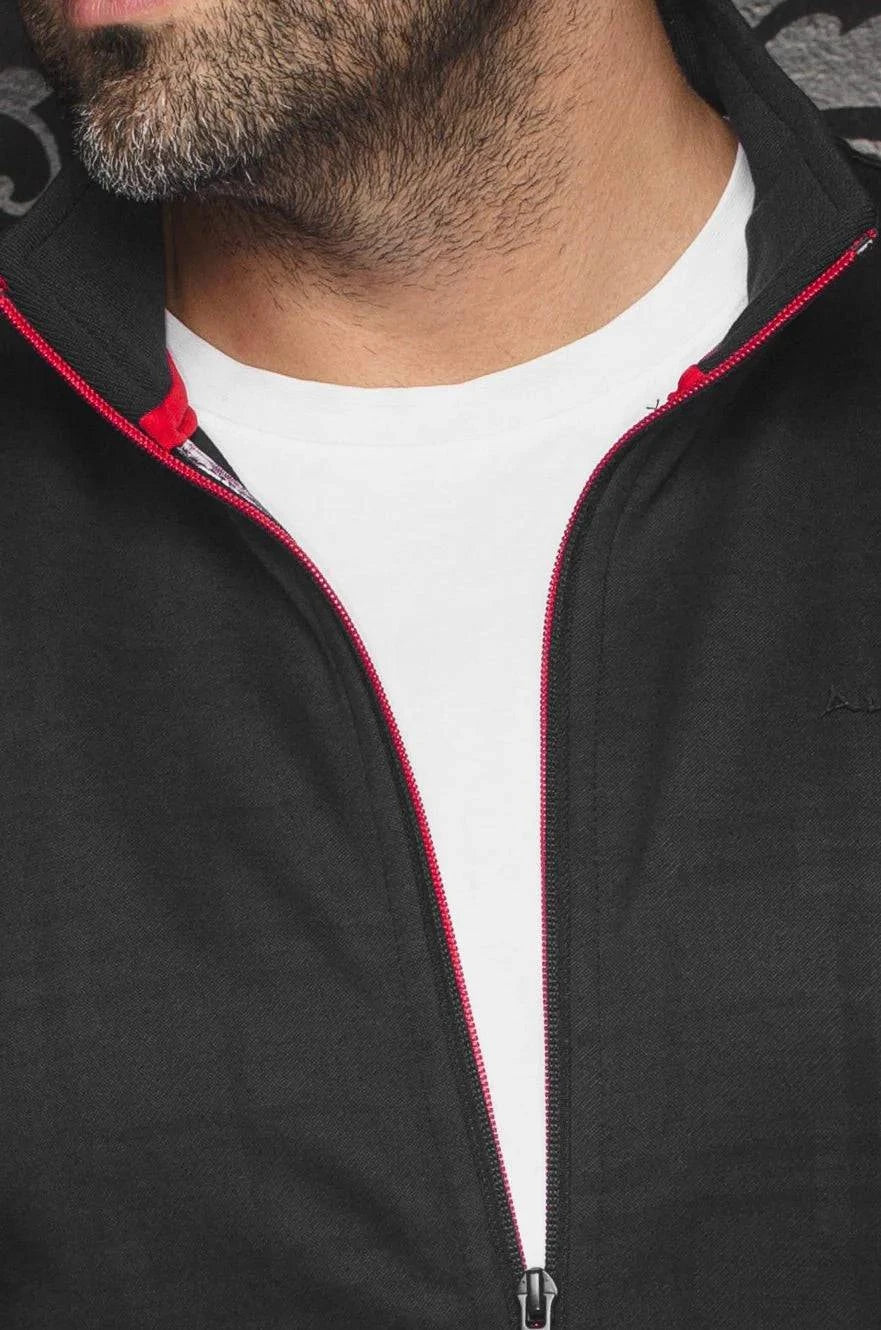 Au Noir Jacket | CARVER, Black - Caswell's Fine Menswear