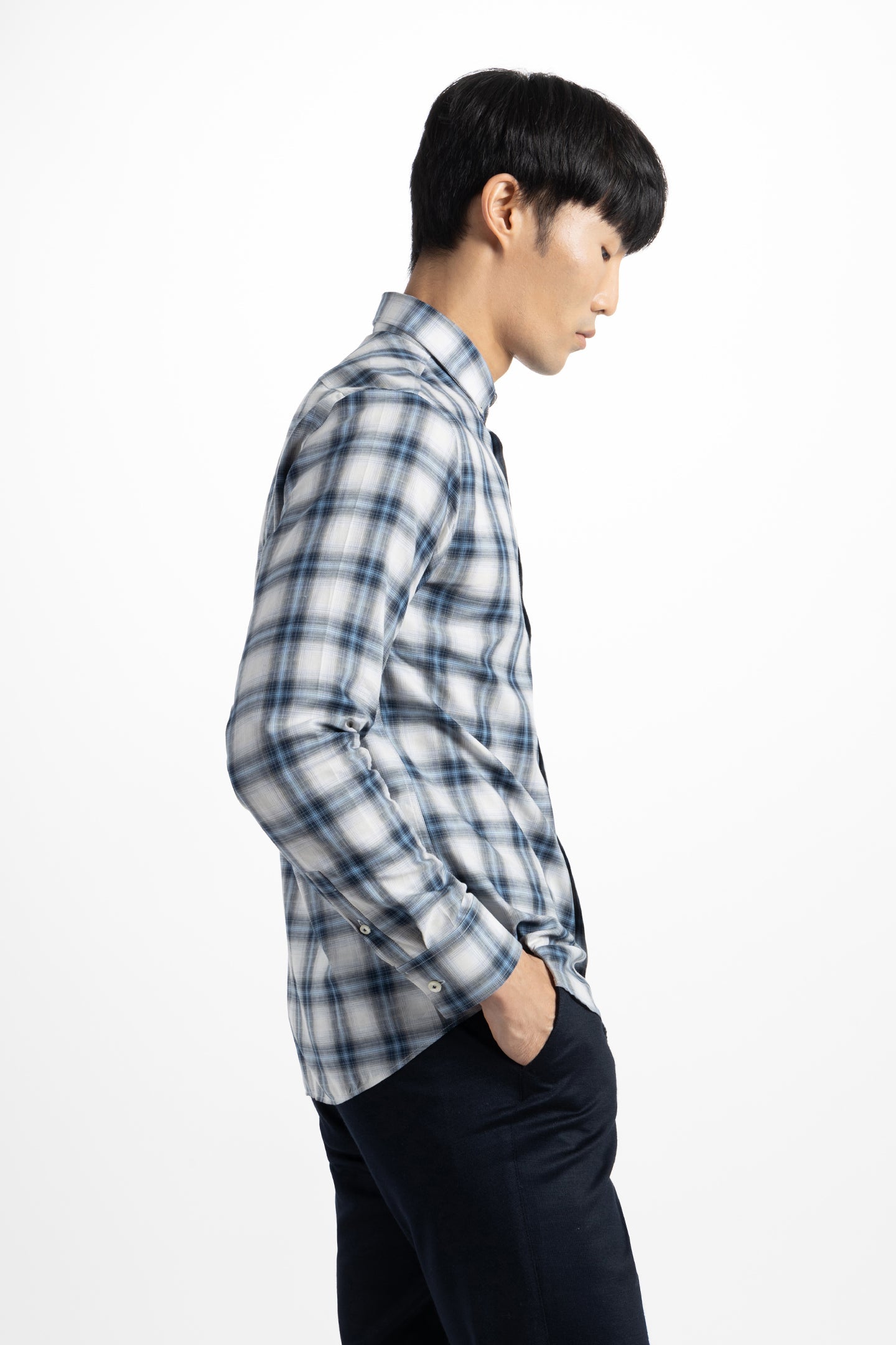Navy Malibu Plaid
