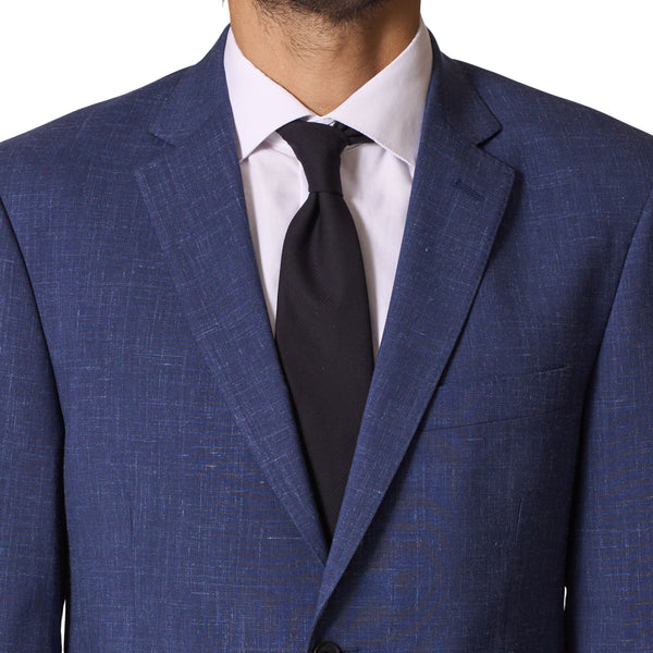 JB Britches Wool-Linen Suit - Blue