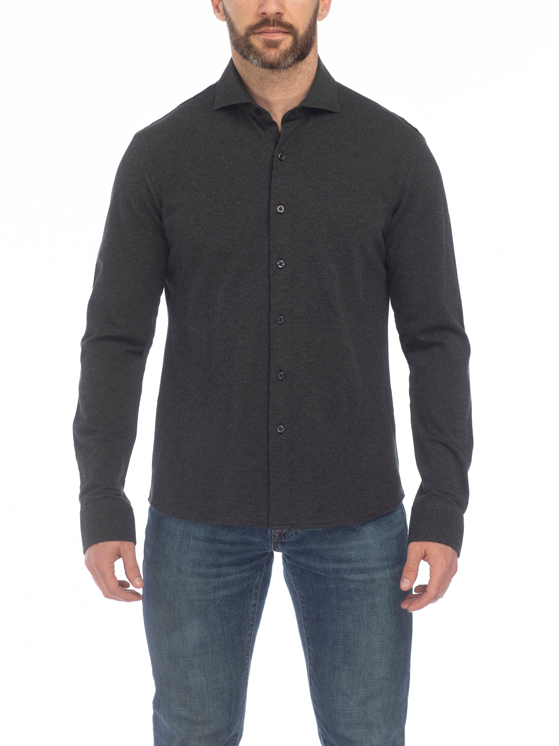 Modern English Long Sleeve Heather Knit