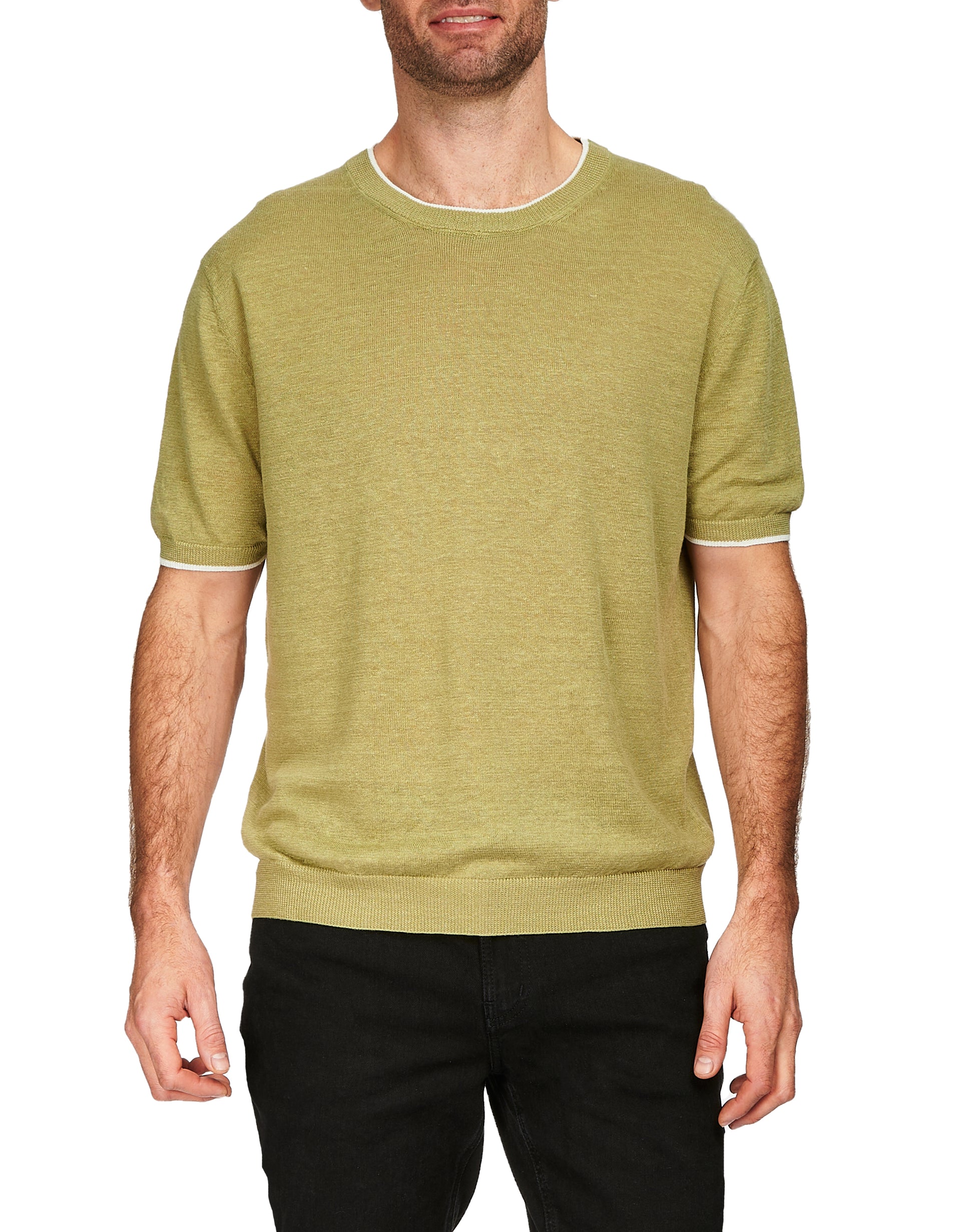 Modern English Short Sleeve Crewneck Sweater