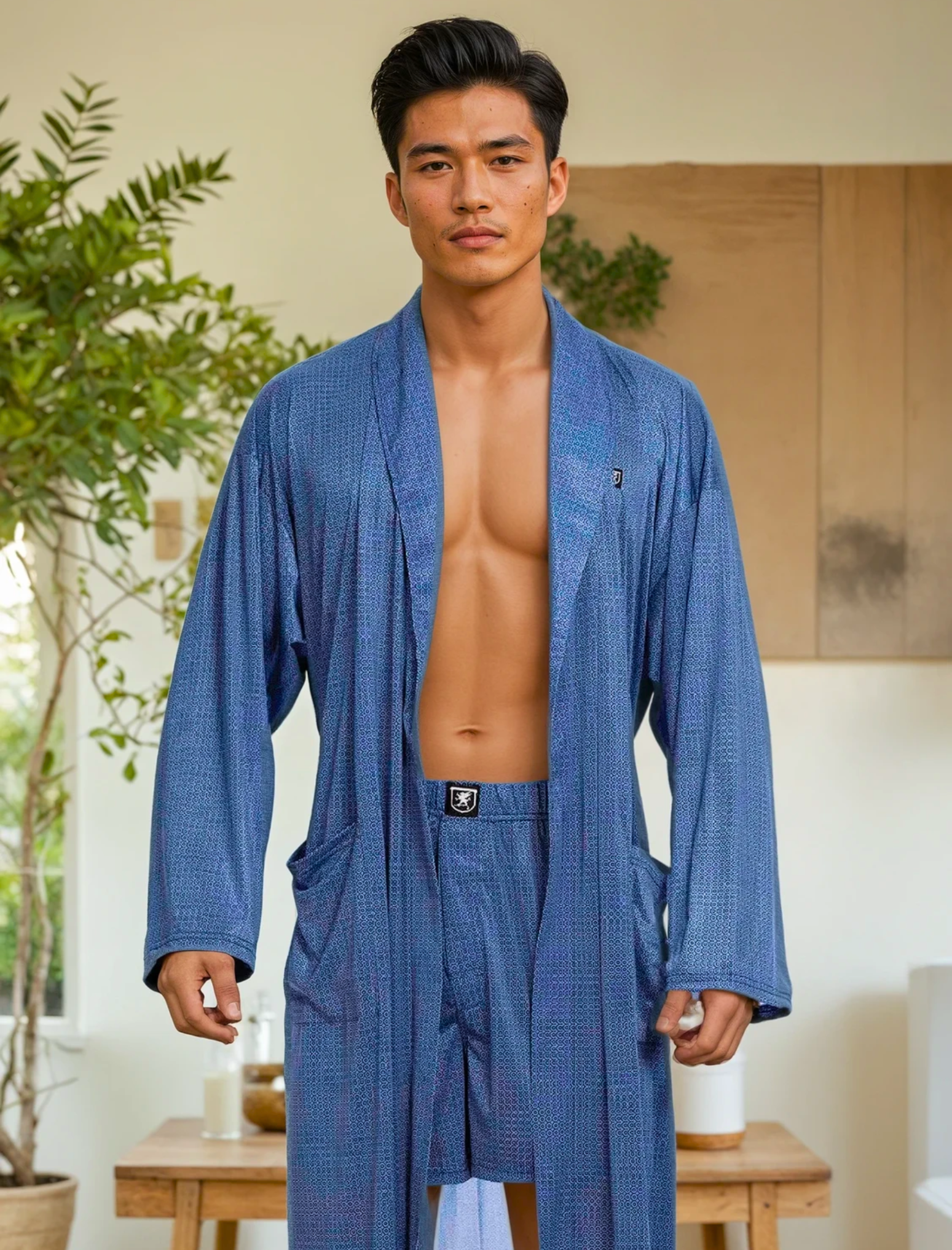Classic Blue Jewel Robe by Stacy Adams