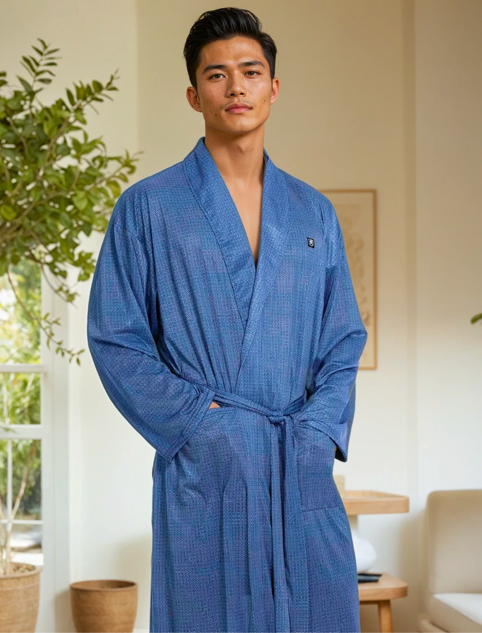 Classic Blue Jewel Robe by Stacy Adams