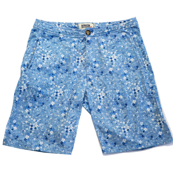 Benson Eagle Printed Pique Shorts