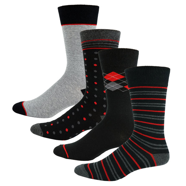 Robert Graham 4PK Printed Socks