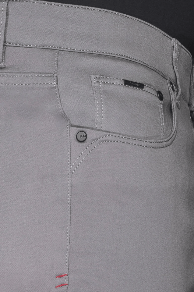 Au Noir Short Jay-SKC | Silver - Caswell's Fine Menswear