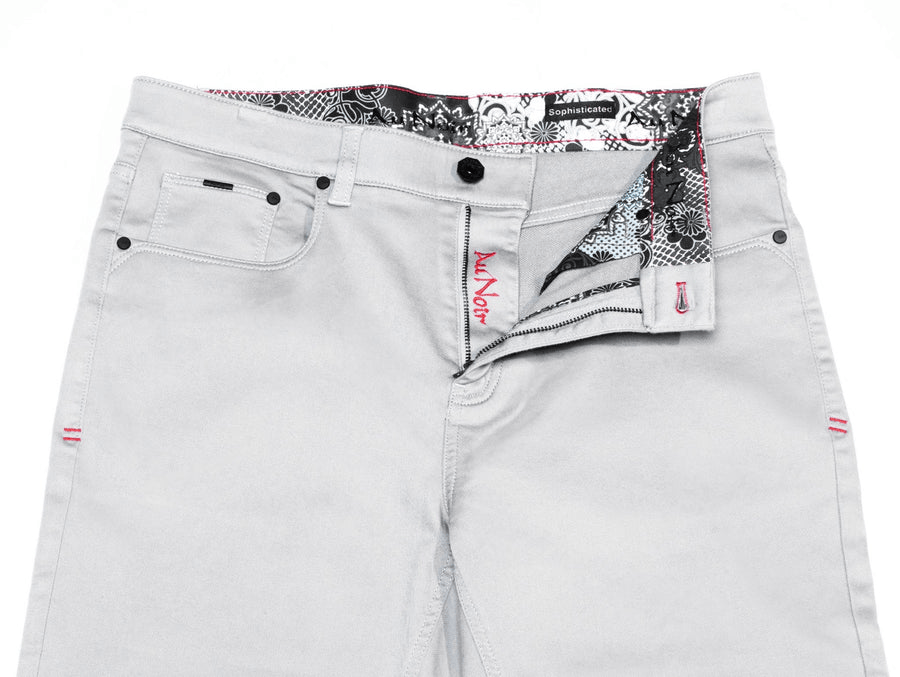 Au Noir Jeans | JOHNNY-SKC, Optic White - Caswell's Fine Menswear