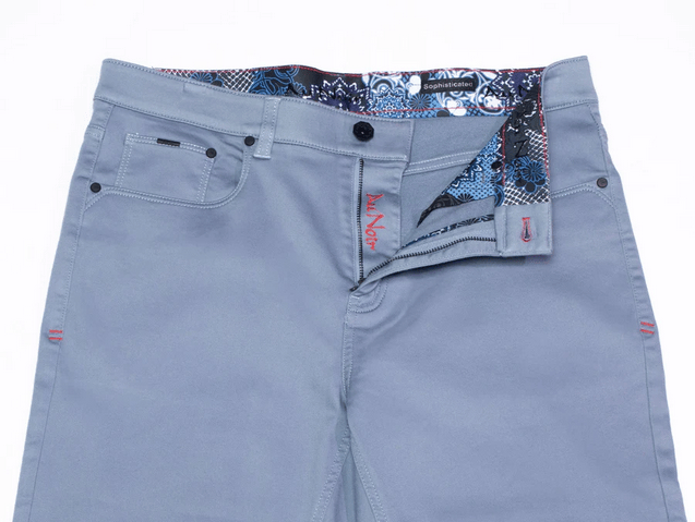 Au Noir Jeans | JOHNNY-SKC, Steel Blue - Caswell's Fine Menswear