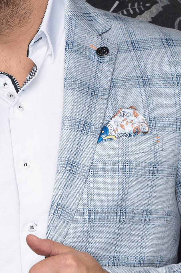 Au Noir Blazer | RITCHSON, Light Blue - Caswell's Fine Menswear