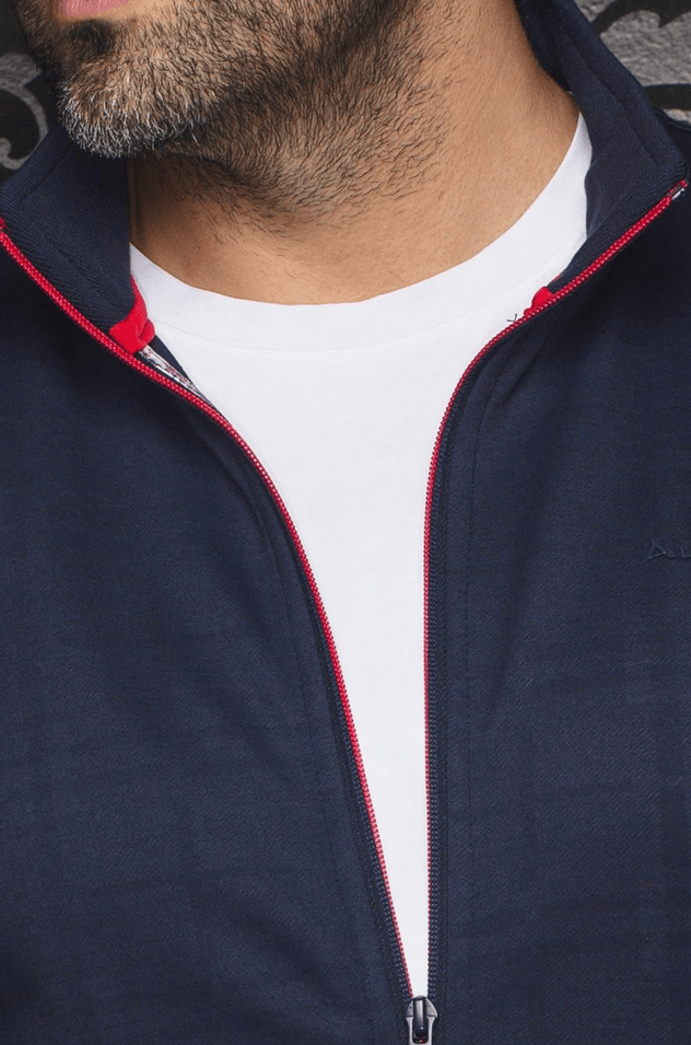 Au Noir Jacket | CARVER, Navy - Caswell's Fine Menswear