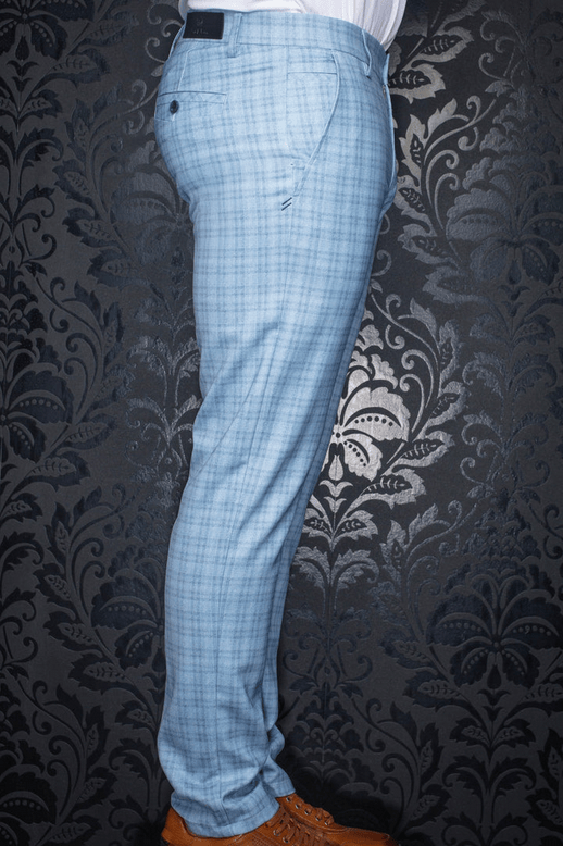 Au Noir Pants | HANKS-WESSON, Light Blue - Caswell's Fine Menswear