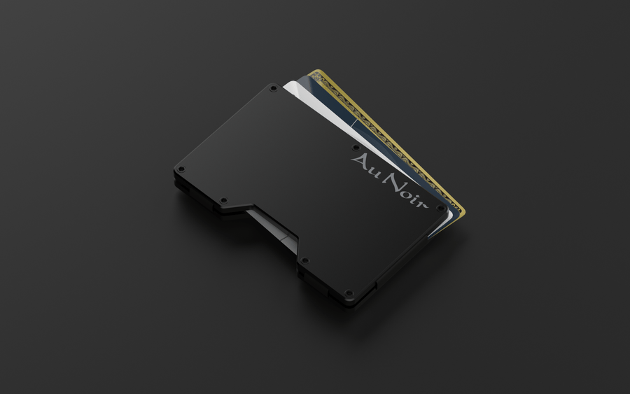 Au Noir Wallet - RFID - Black - Caswell's Fine Menswear