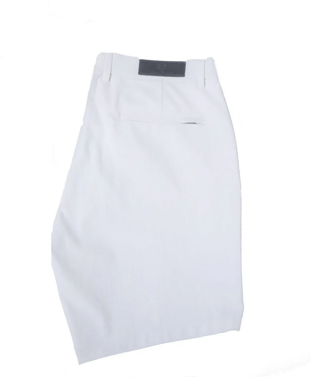 Au Noir Shorts | LIMAO-SOLARIS, White - Caswell's Fine Menswear