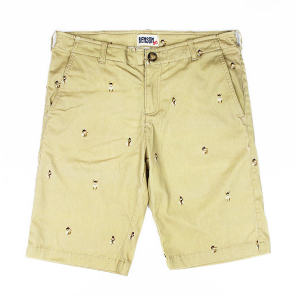 Benson Knot Printed Chino Shorts