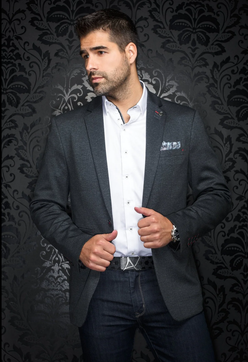 Au Noir Blazer Reynolds, Black - Caswell's Fine Menswear