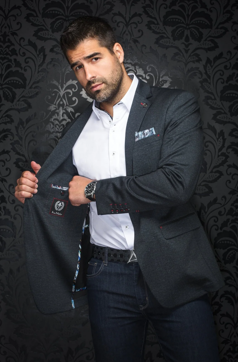 Au Noir Blazer Reynolds, Black - Caswell's Fine Menswear