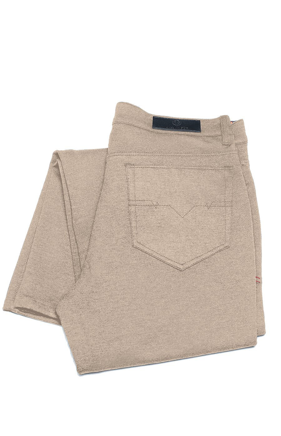 AU NOIR LUXURY PANT STRETCH WINCHESTER BEIGE - Caswell's Fine Menswear