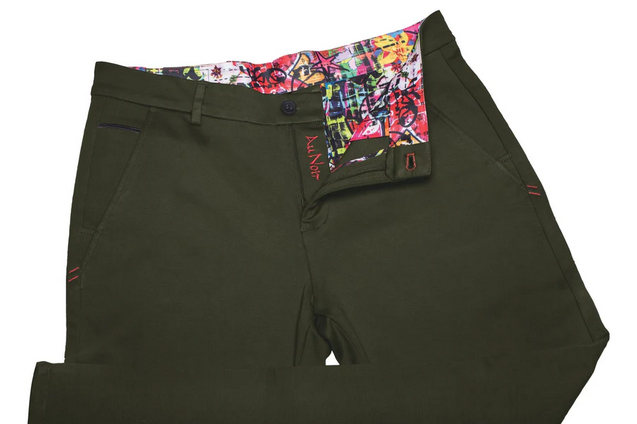 Au Noir Pants | BERETTA, Olive - Caswell's Fine Menswear