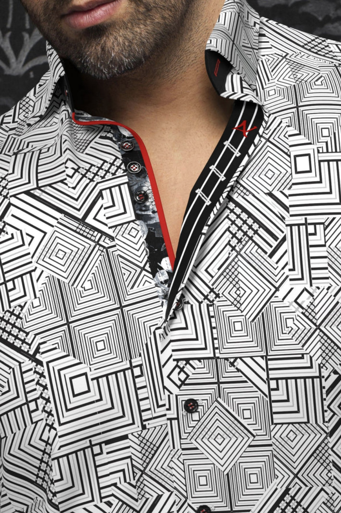 Au Noir Shirt | ARIENZO, White - Caswell's Fine Menswear