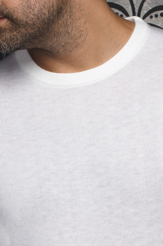 Au Noir Sweater | MARINI, Cream - Caswell's Fine Menswear