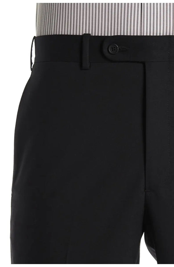 JBRF19140FF Black Wool Blend Trousers